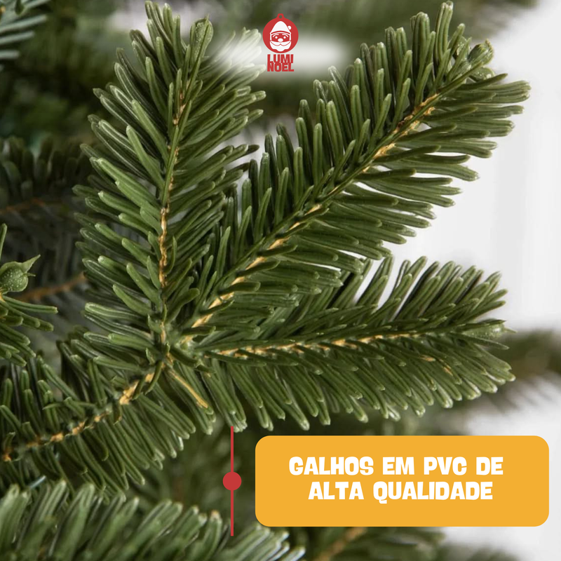 LumiNoel™- Árvore de Natal Premium com LEDs Embutidos