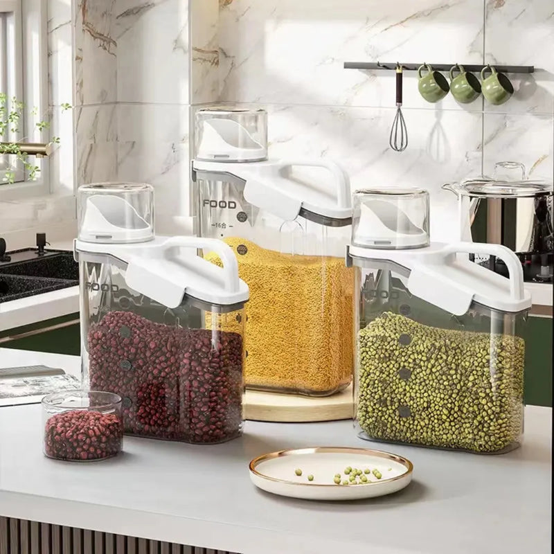 Kit Pote Hermético Premium Copo Medidor